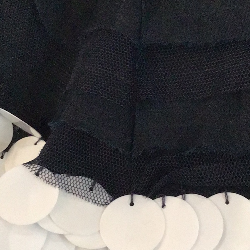 Red Valentino size 8 Navy White sequined blouse. - Picture 9 of 11